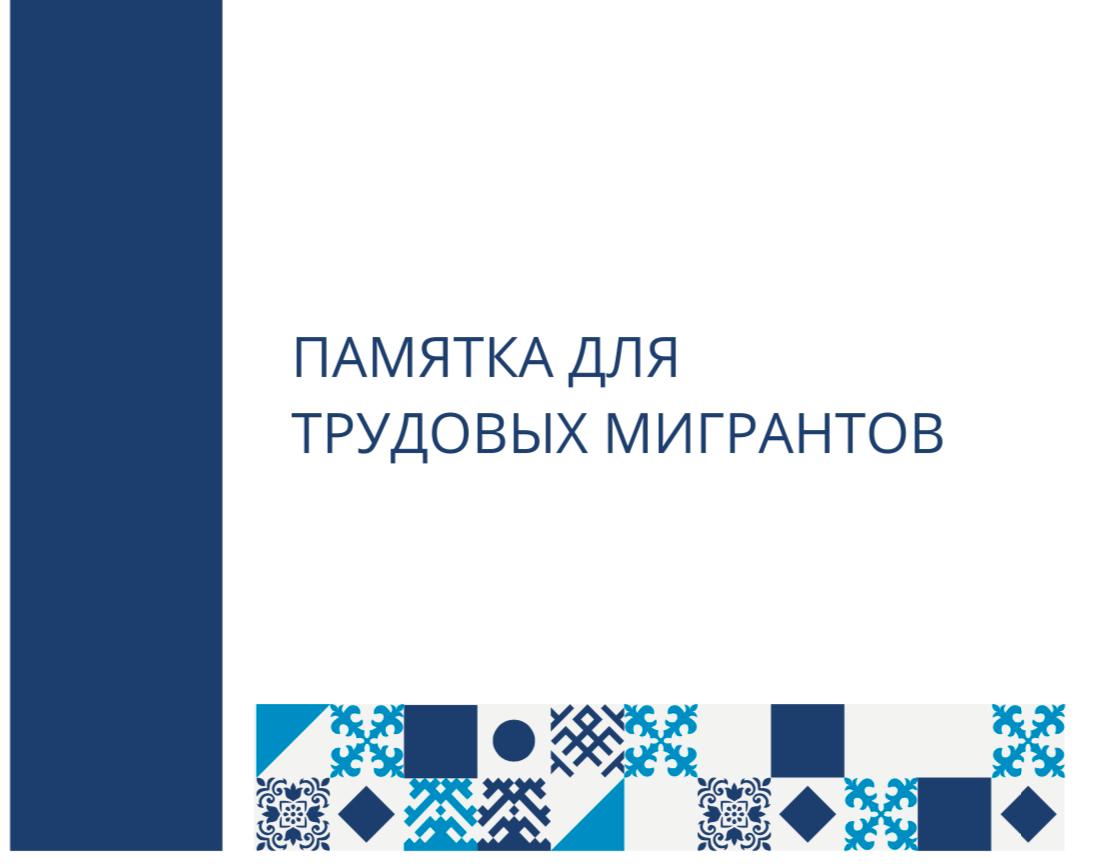 Содействие адаптации трудовых мигрантов в Российской Федерации.